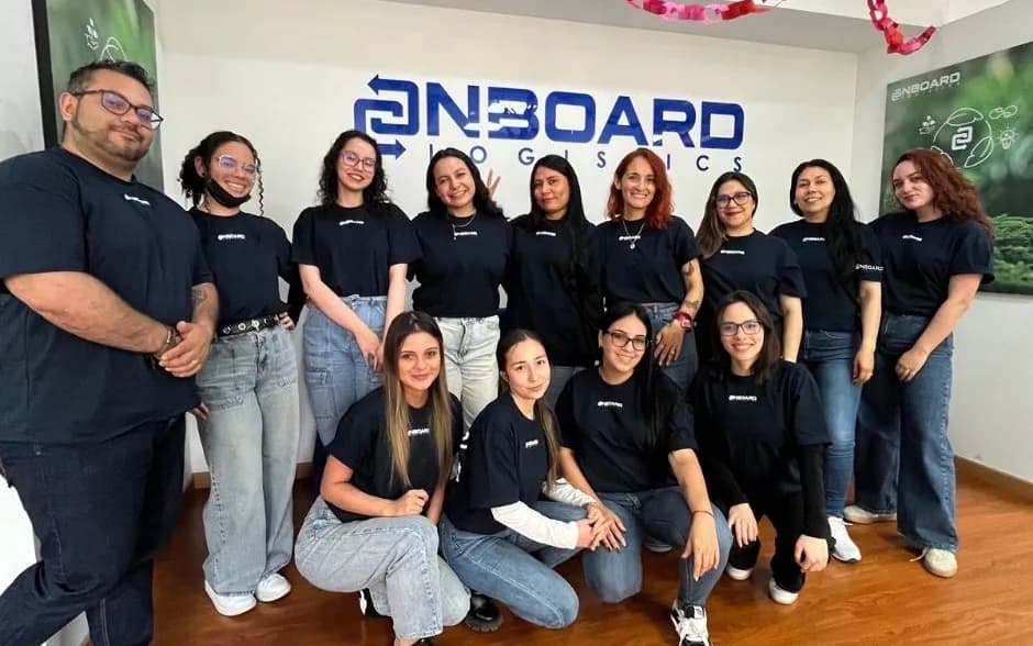 OnBoard Bogotá’s USA Support Team in the new Moving Forward Together merch